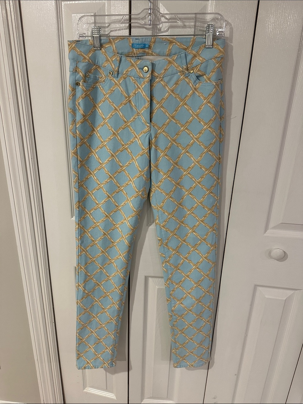 J. McLaughlin Light Blue Skinny Pants